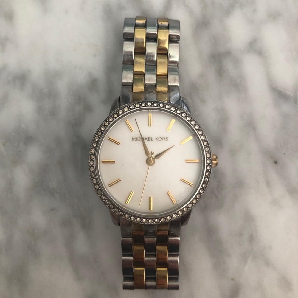 Michael Kors Gold and Silver Watch